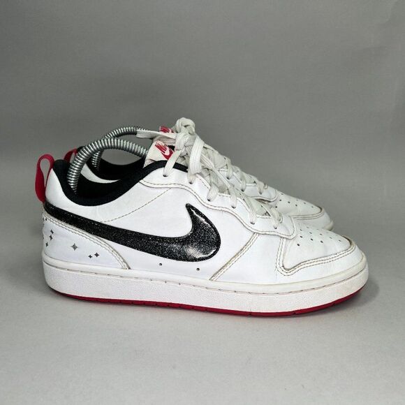 Nike Girls Size 5.5 Grade School Court Borough Low 2 - Picture 1 of 11